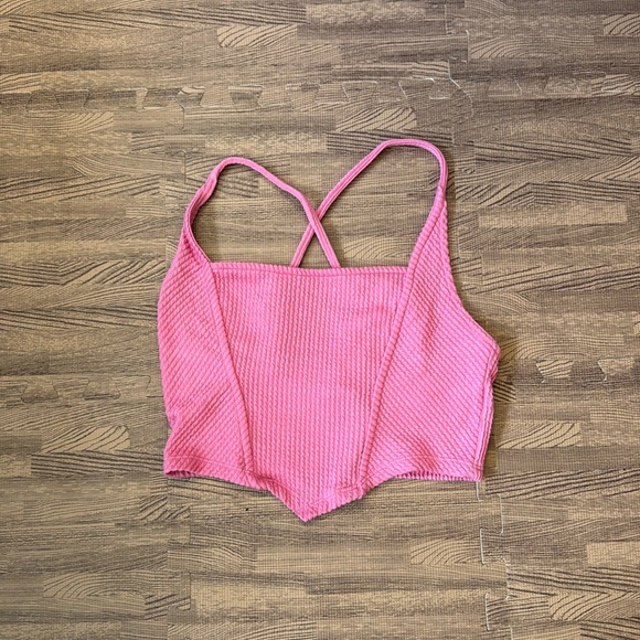 URBAN OUTFITTERS PINK TANK TOP SIZE SMALL *NEW WITH TAGS* - Picture 1 of 4
